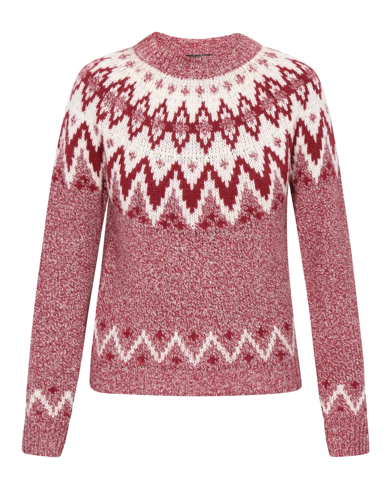 DreiMaster Pullover Frauen Burgunder mehrfarbig Bordeaux