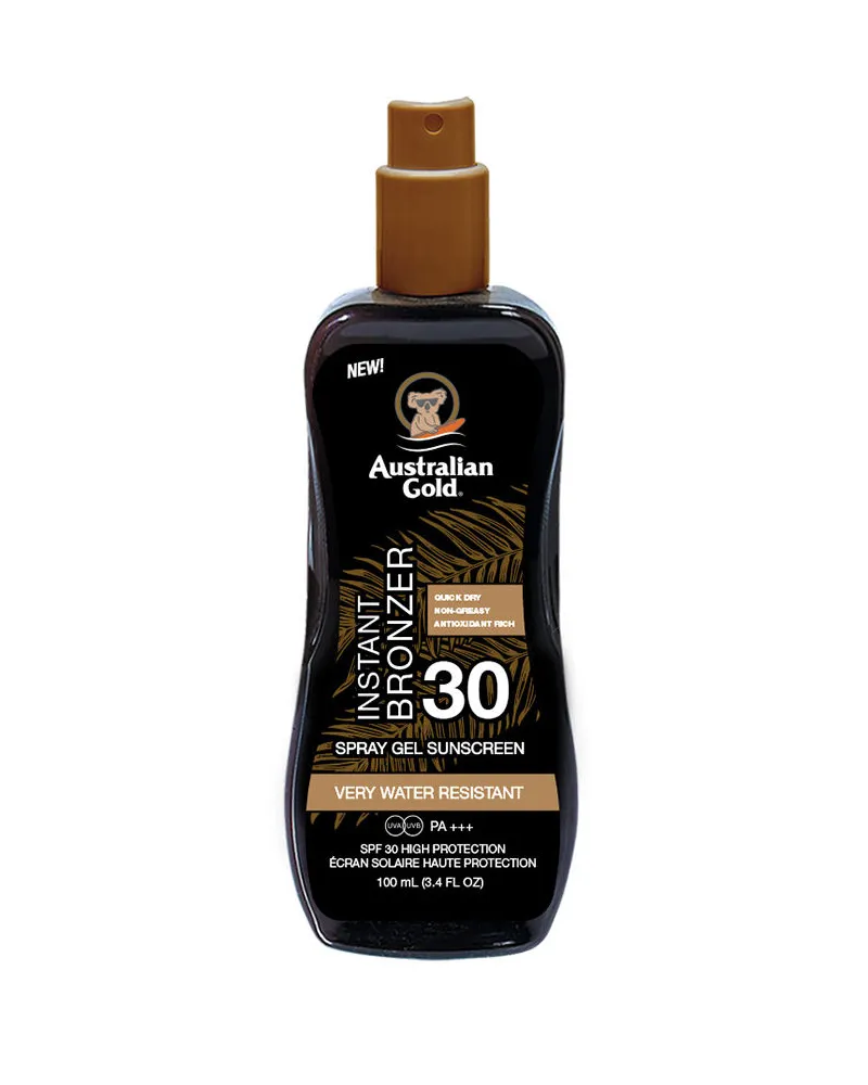 Australian Gold Sonnenschutz Spf30 Sprühgel Mit Instant-bronzer 100 ml 