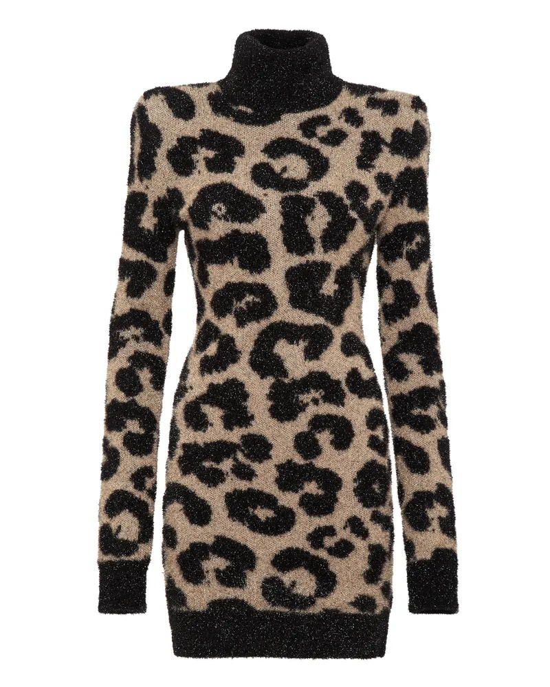 Philipp Plein Abendkleid Leopardenmuster