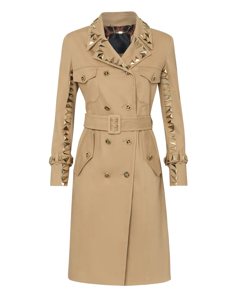 Philipp Plein Mantel Beige