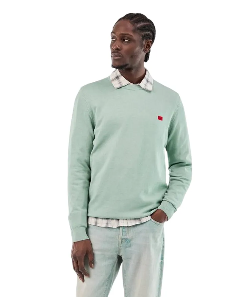 HUGO BOSS Cassius C" Pullover für Herren (Hellgrün Grün