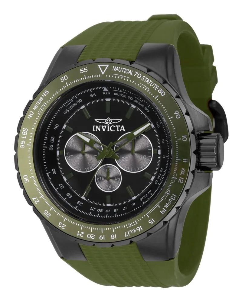 Invicta Aviator 39302 Herrenuhr - 50mm Grau