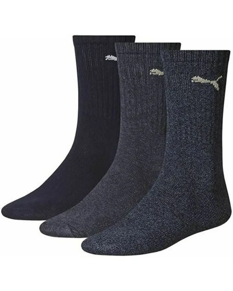 Puma Chaussettes de sport CREW - Adulte (Bleu marine Marineblau