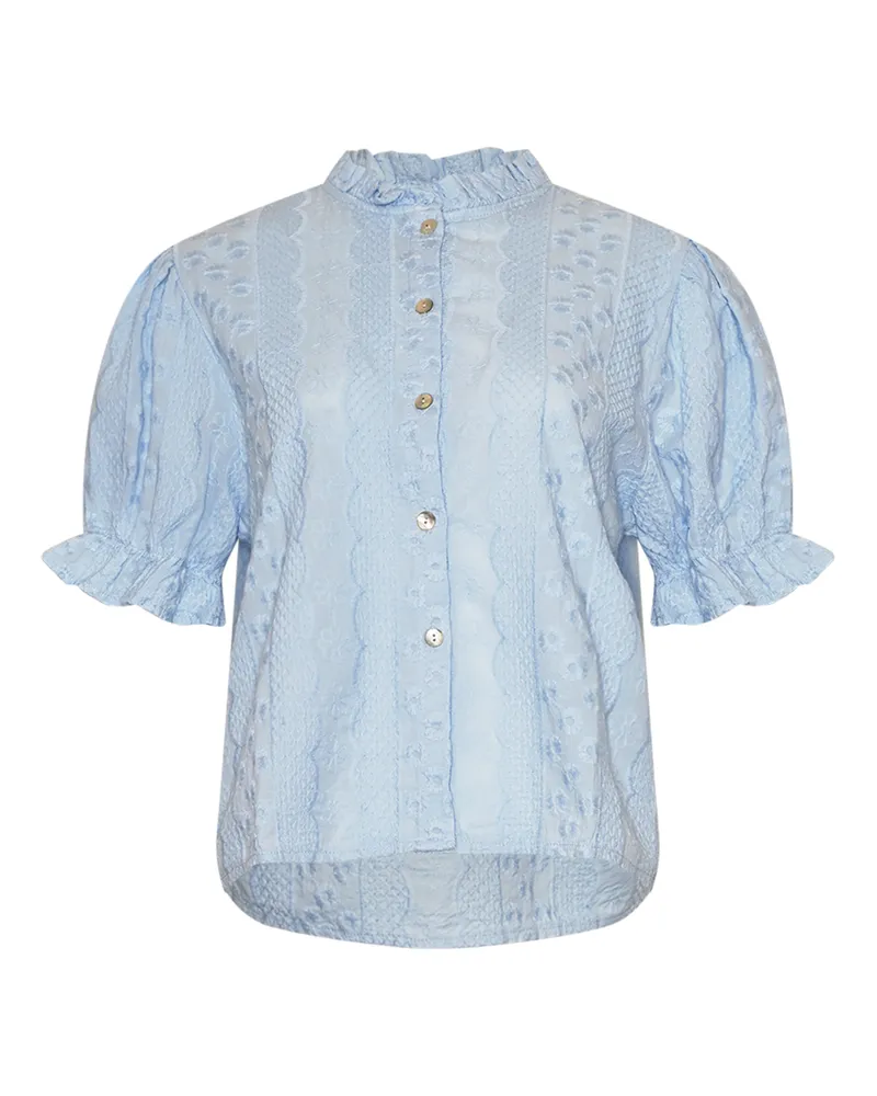 NOELLA Luma Bluse - Hellblau Hellblau