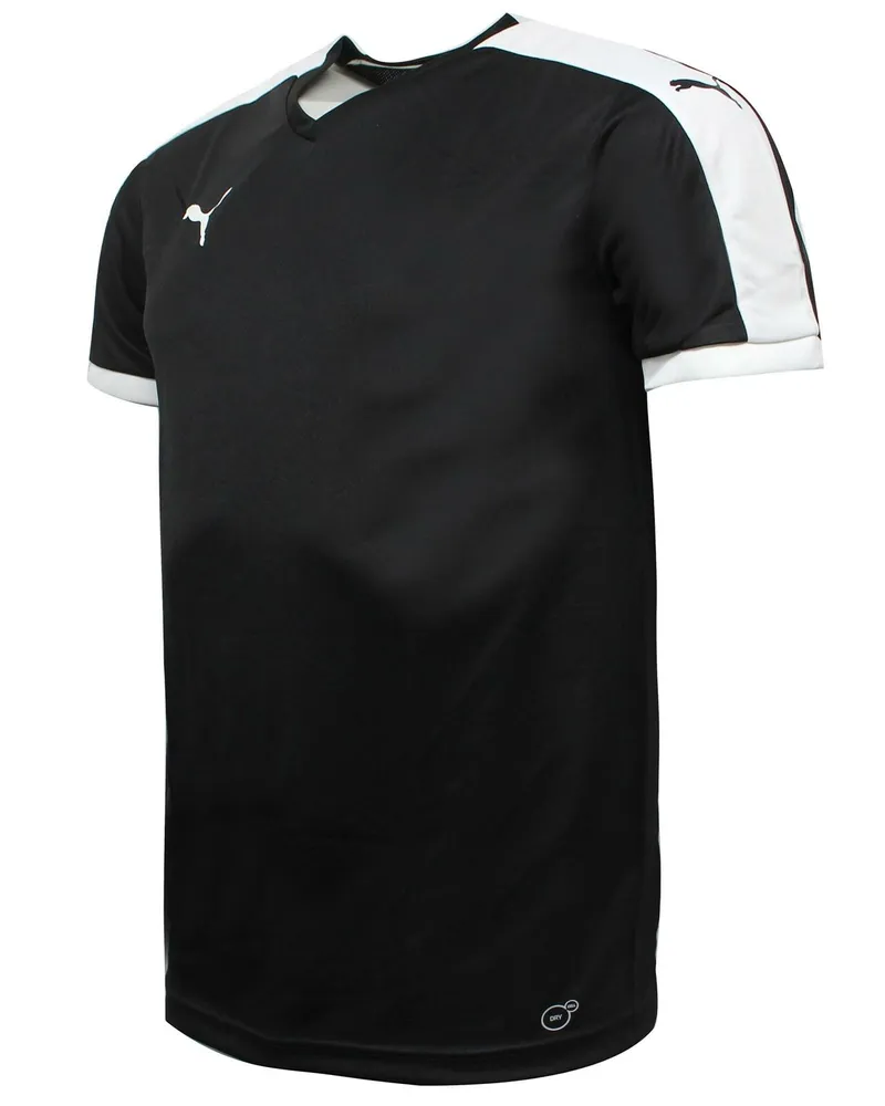 Puma Herren Pitch Pitch Short Sleeved Shirt Training Fitnessstudio T-Shirt Black 702070 03 Schwarz