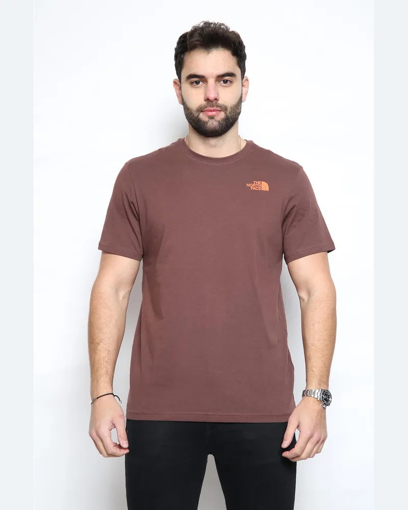 The North Face Vertikal-T-Shirt in Lila / Orange Lila