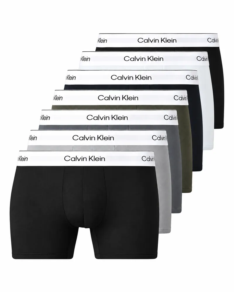 Calvin Klein 7-Pack Icon Stretch Boxers  Mehrfarben Schwarz