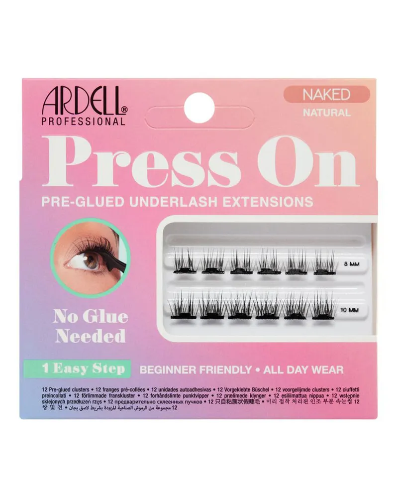 ARDELL Press On Vorgeklebte Wimpernverlängerungen #naked Natural 12 Stück 