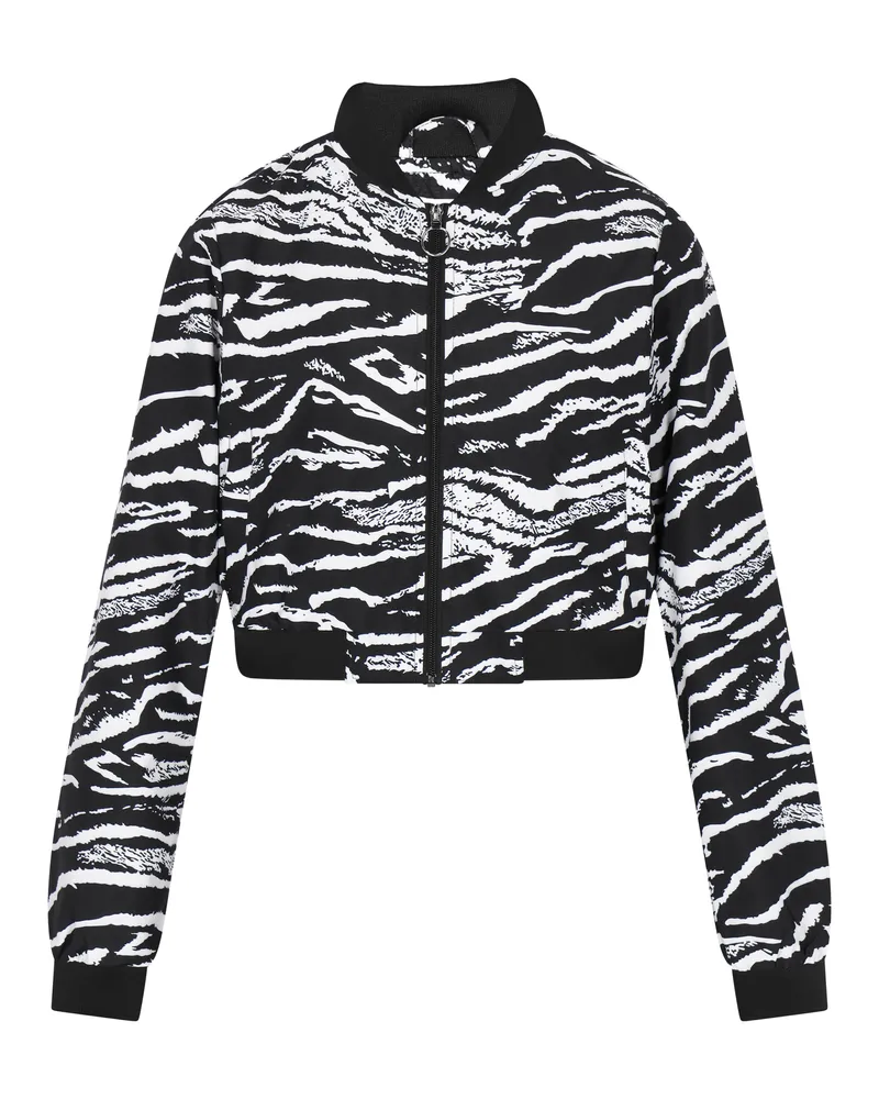 My Mo Jacke Frauen schwarz-weiß Schwarz