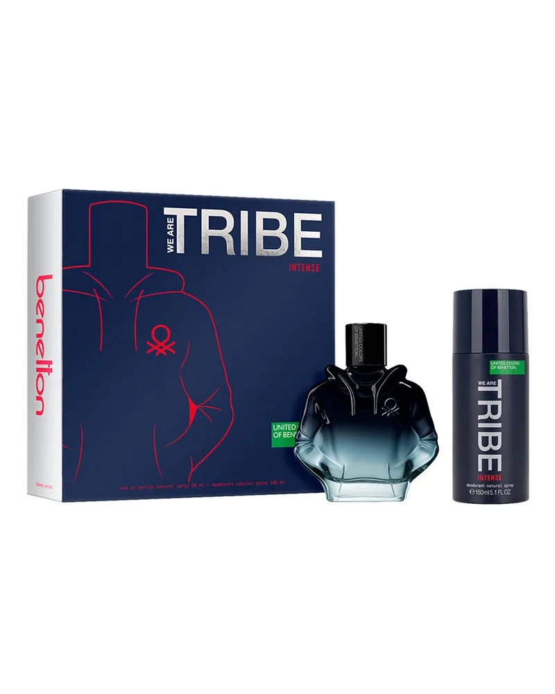 Benetton We Are Tribe Intense Men Case 2 Pcs 2 pz 