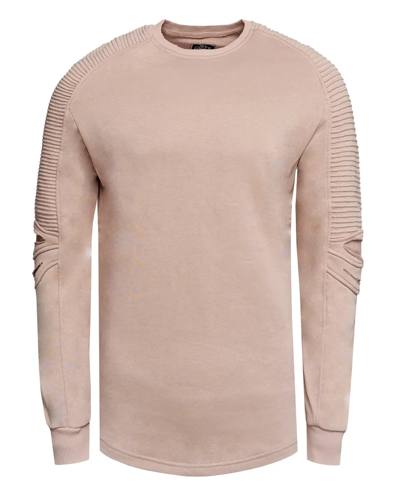 Rusty Neal Biker Sweater Braun