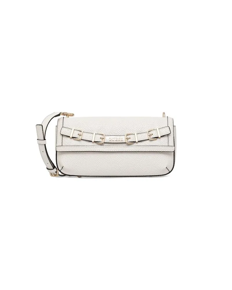 Guess Schultertasche Off White Weiß