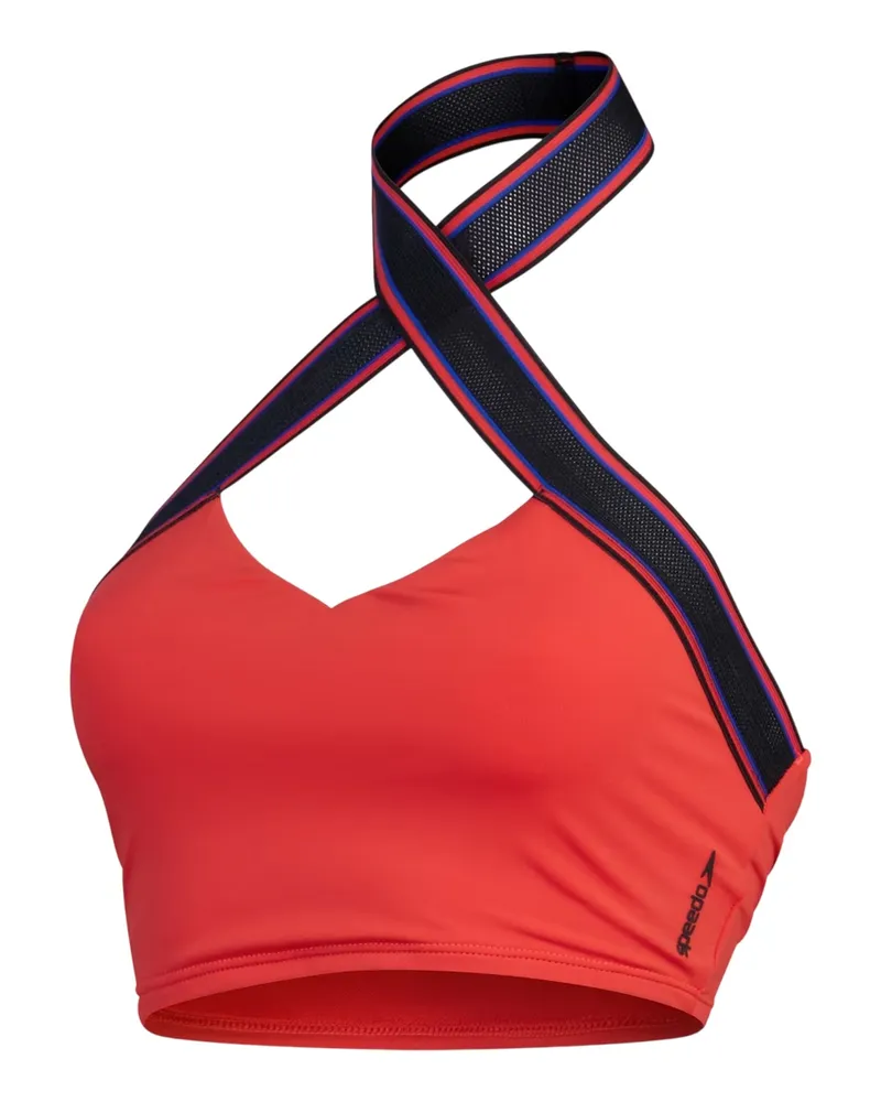 Speedo Bikini Oberteil für Damen, Neckholder (Hellrosa Rosa