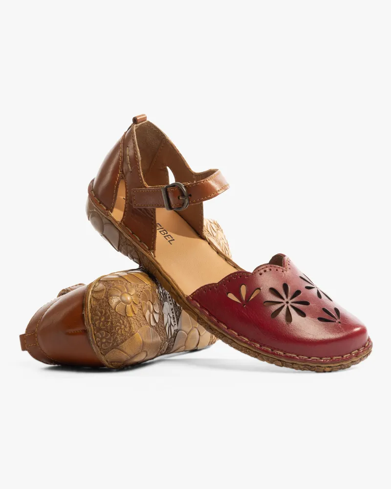 Josef Seibel ROSALIE 04 Damen Sandalen Rubin-Kombi Rot