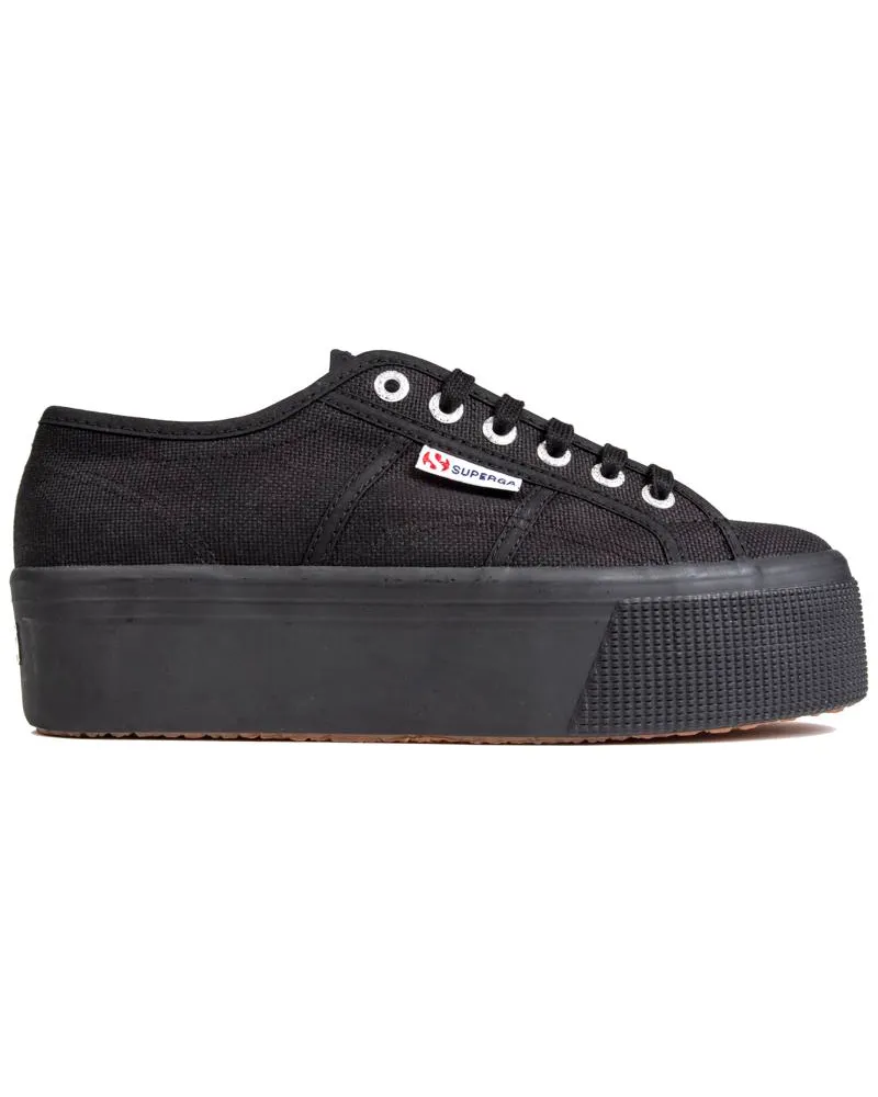 Superga 2790 Cotw Linea Up Down Baskets Schwarz