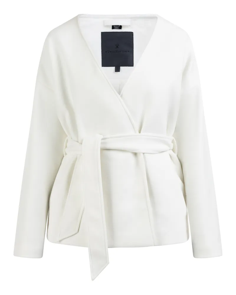 DreiMaster Übergangsjacke aus Wollgemisch Damen Wollweiß Wollweiß