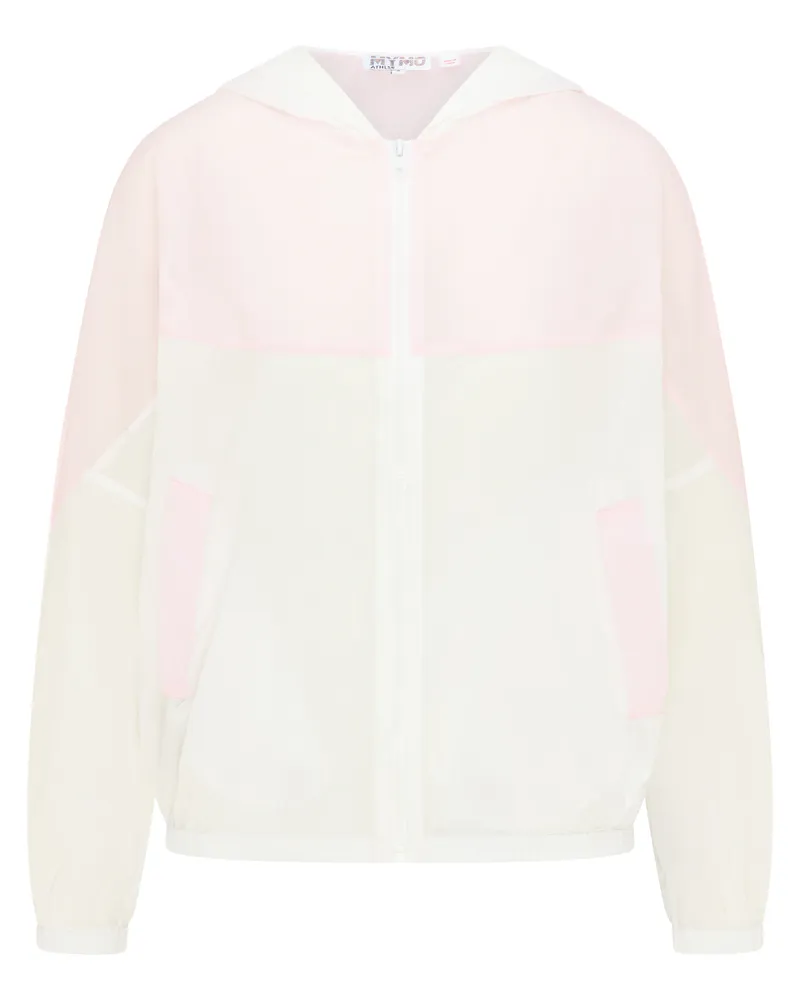 My Mo Windjacke Damen Weiss Rosa Rosé