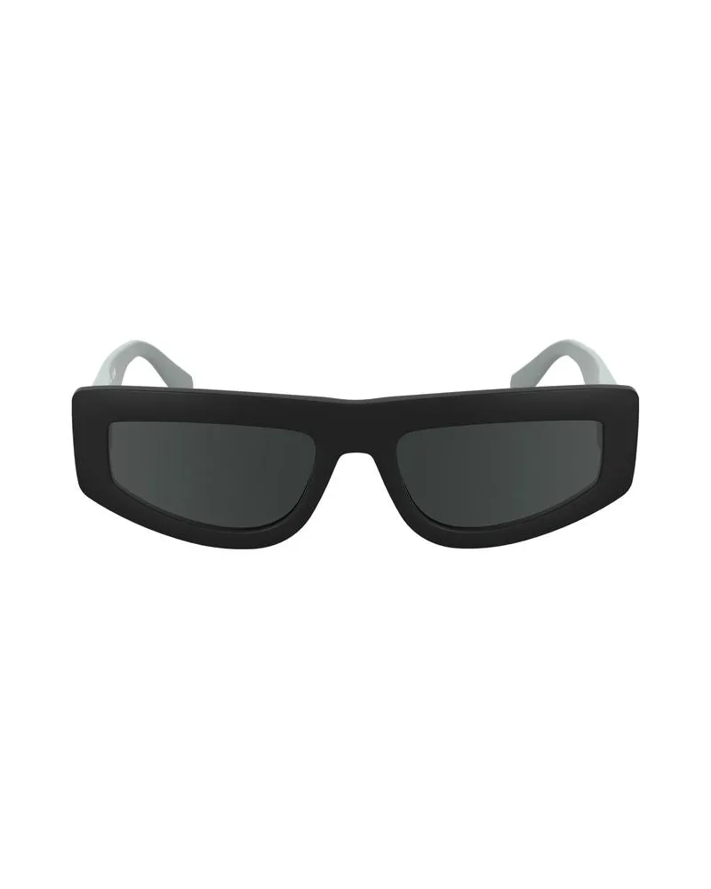 Calvin Klein Schwarze Biobasierte Damen-Sonnenbrille Schwarz