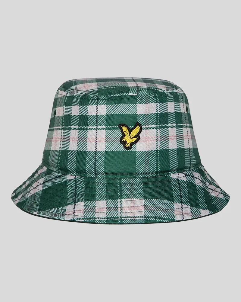 Lyle & Scott Tartan-Muster Bucket Hat Grün
