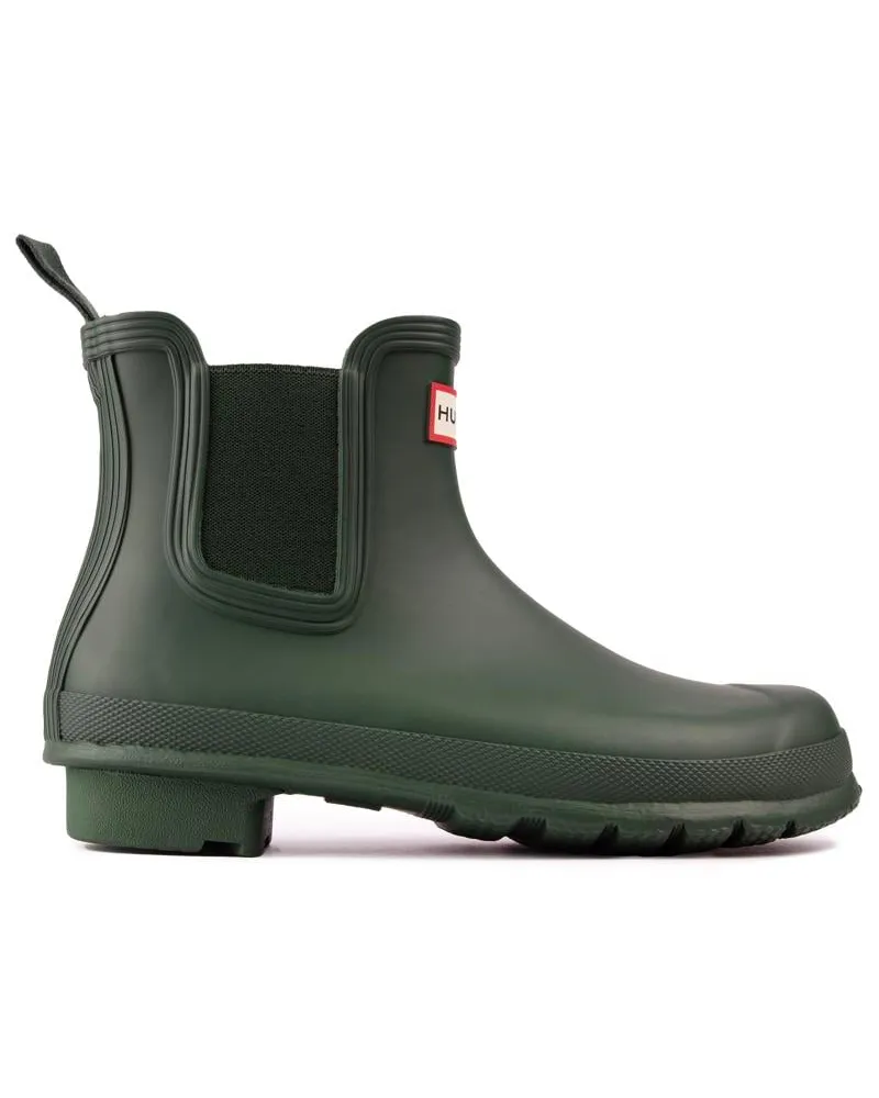 Hunter Original Chelsea-Stiefel Grün