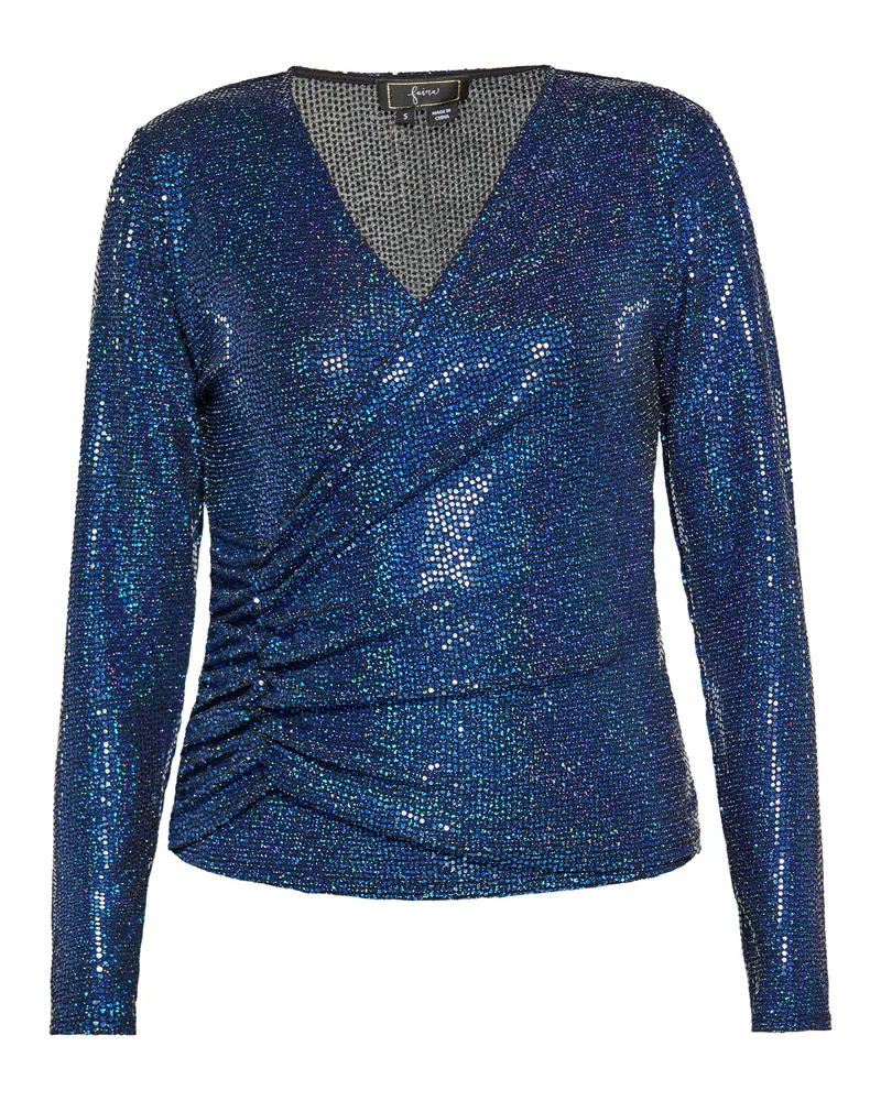 FAINA Blusenshirt für Damen - Blau Blau