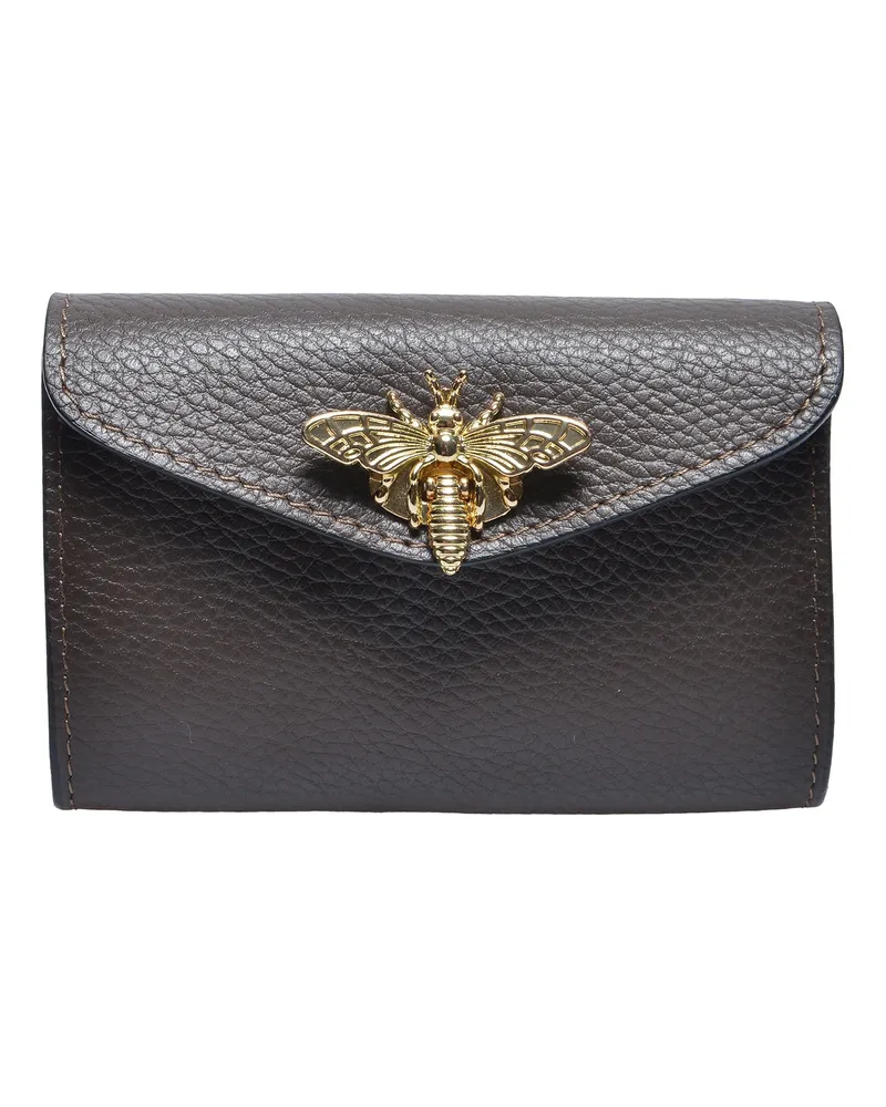 Isabella Rhea Zweifarbig Rindsledertasche Dunkelbraun