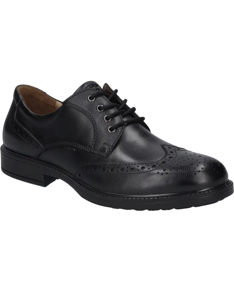 Josef Seibel Herren Halbschuh Harry 07 in schwarz Schwarz