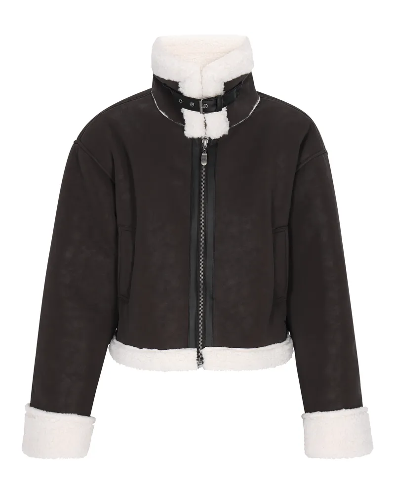 DreiMaster Jacke Damen dunkelbraun Dunkelbraun