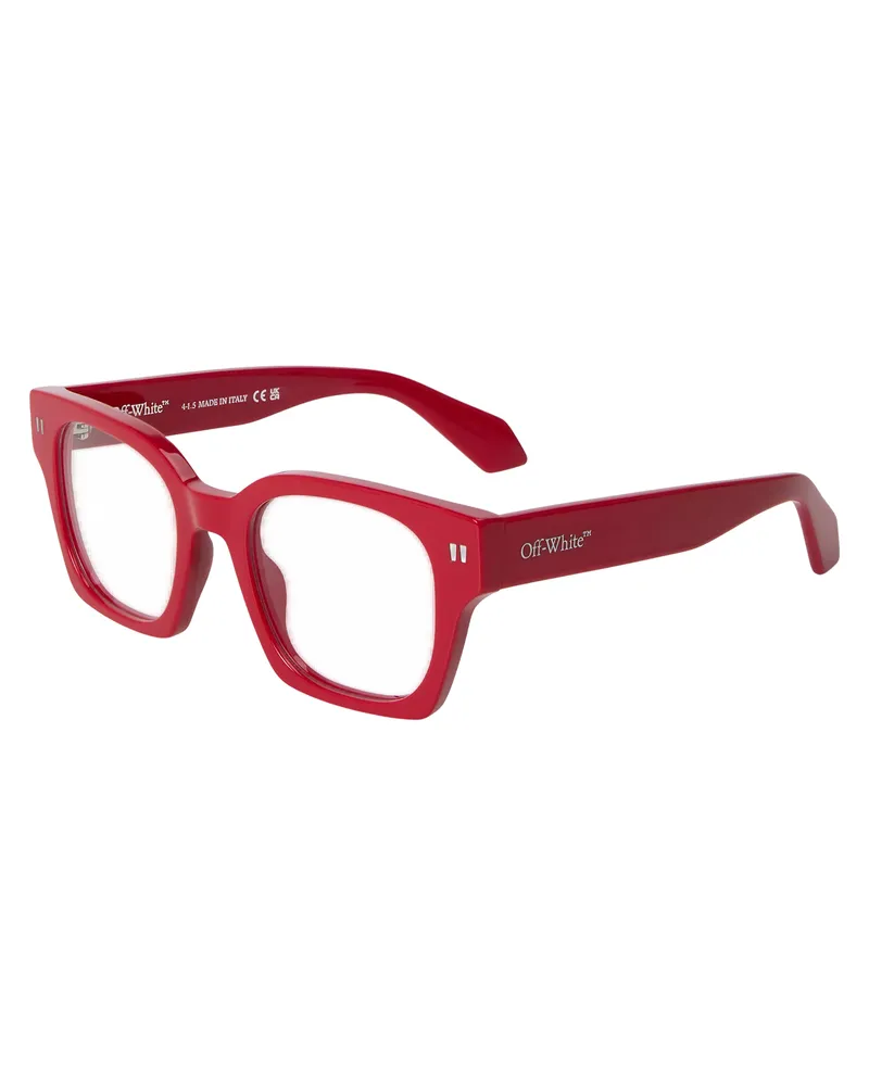 OFF-WHITE Off White - "Style 7u" Sonnenbrille für Herren (Rot Rot