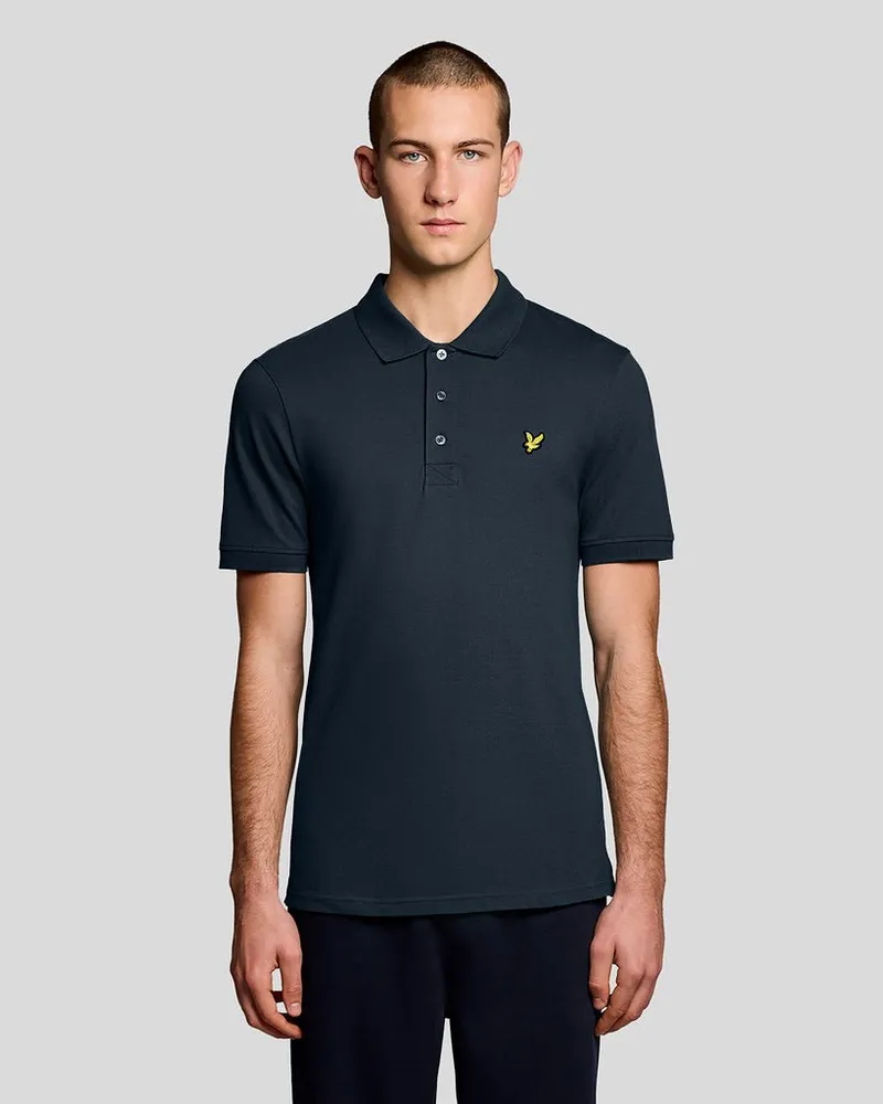 Lyle & Scott Polo-Shirt ohne Muster Schwarz