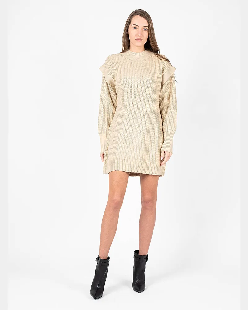 Silvian Heach Kleid Woman Beige Beige