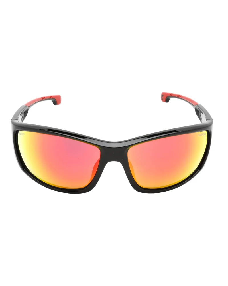Carrera Sonnenbrille „Carduc" mit rotem und schwarzem Rahmen und mehrschichtigen Gläsern Schwarz