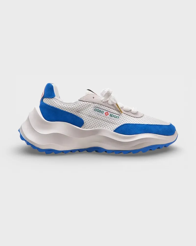 Casablanca Paris Atlantis Sneaker Weiß Blau (Herren Weiß