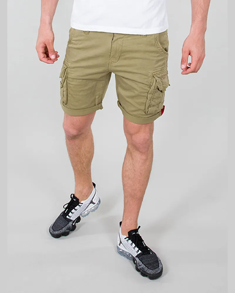 Alpha Industries Herren  Crew Shorts in Olive Oliv