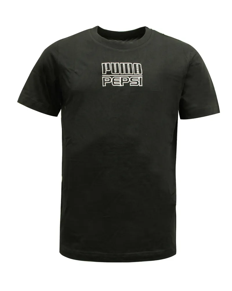 Puma Pepsi x Herren Tee Top Black T-Shirt 579265 03 A78E Schwarz