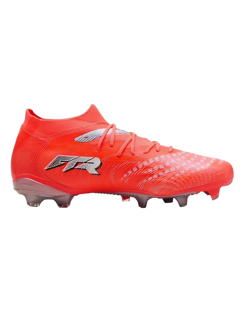 Puma Future 9 Match" Fußballschuhe mit festem Boden für Damen (Rot/Silber Rot