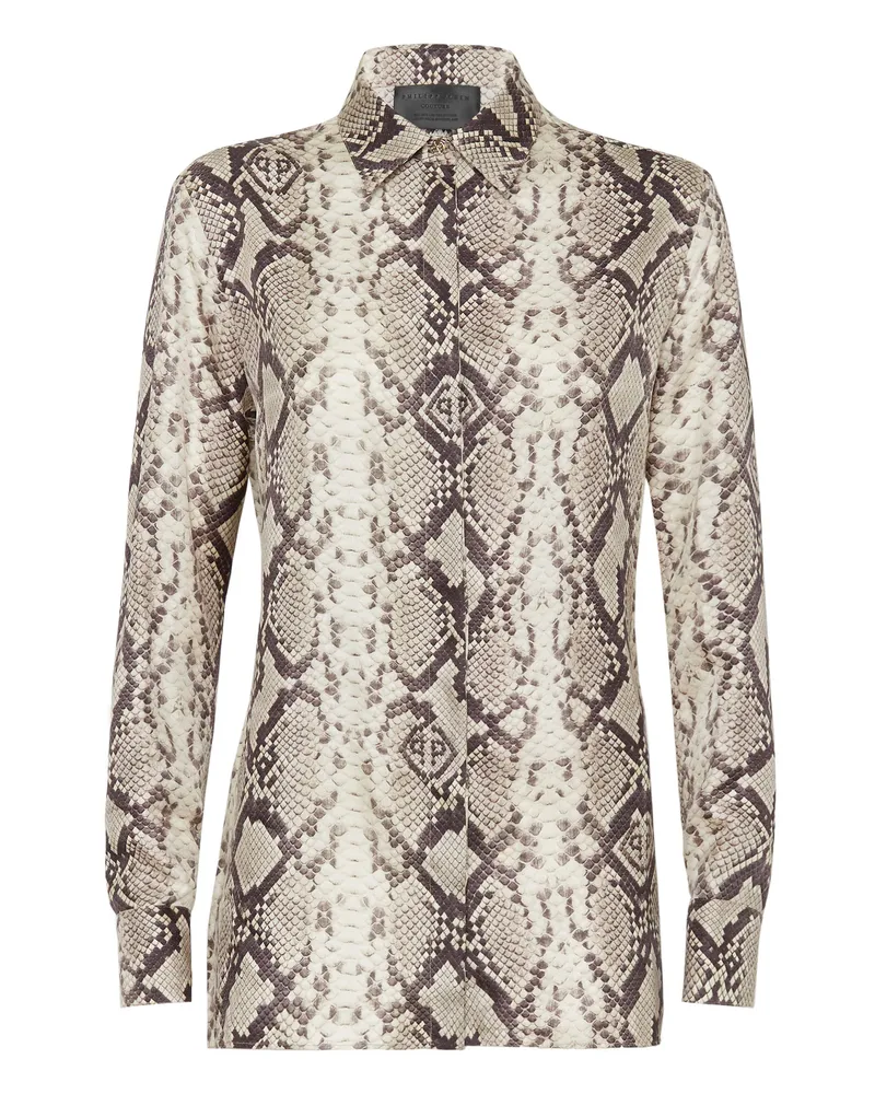 Philipp Plein Hemdbluse Mehrfarbig