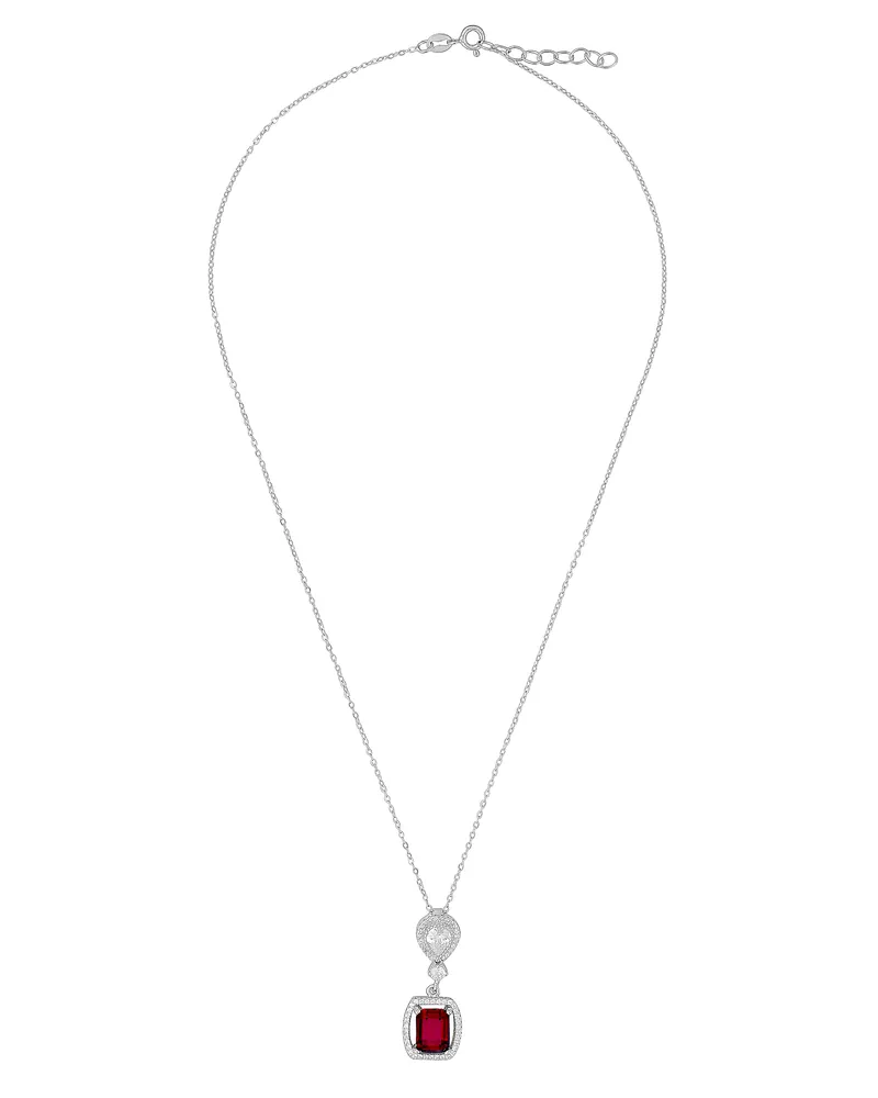 Orphelia Enora' Damenkette aus 925 Sterling Silber mit Anhänger - Silber ZH-7426/RU Silber