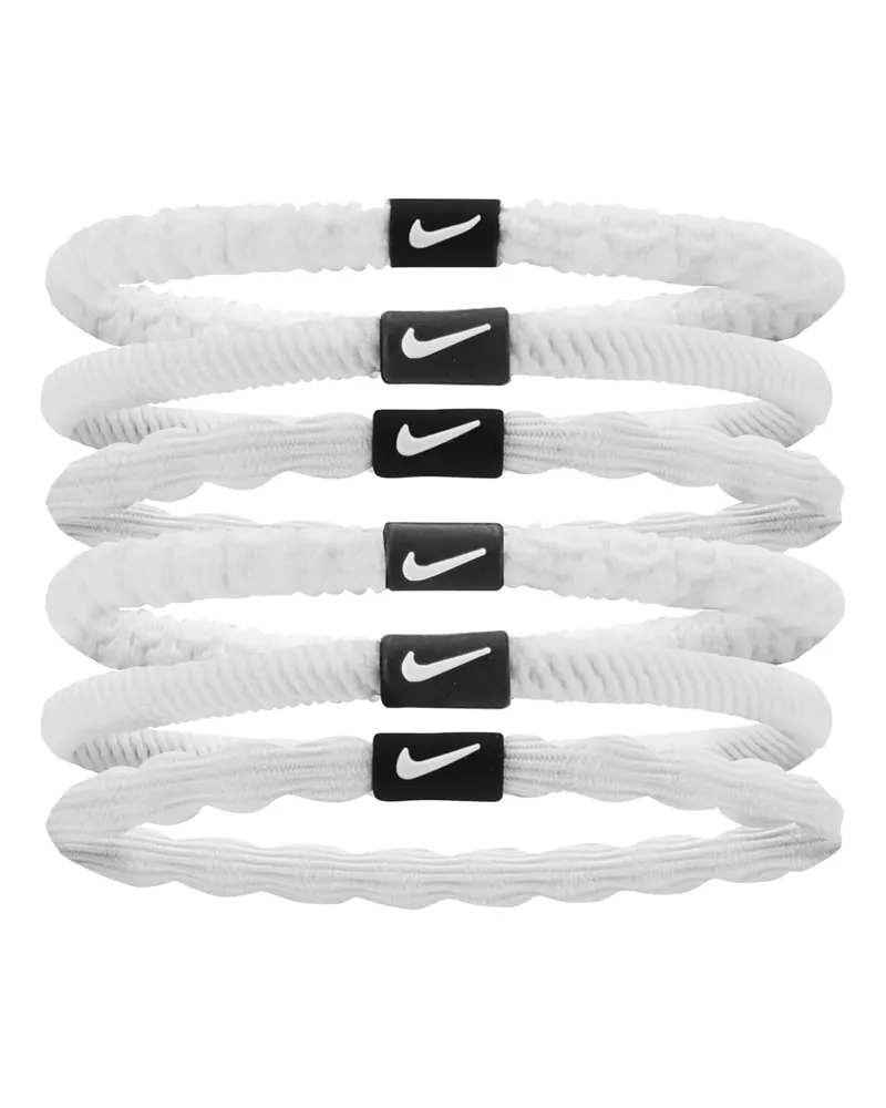 Nike Flex" Haarband(6er-Pack Weiß