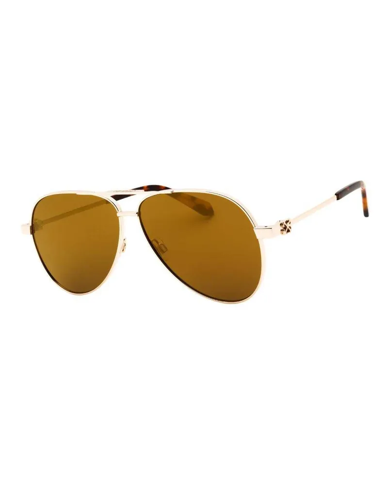 OFF-WHITE Off White - "Ruston L" Verspiegelt-Sonnenbrille für Herren/Damen Unisex, Metall (Gold Gold