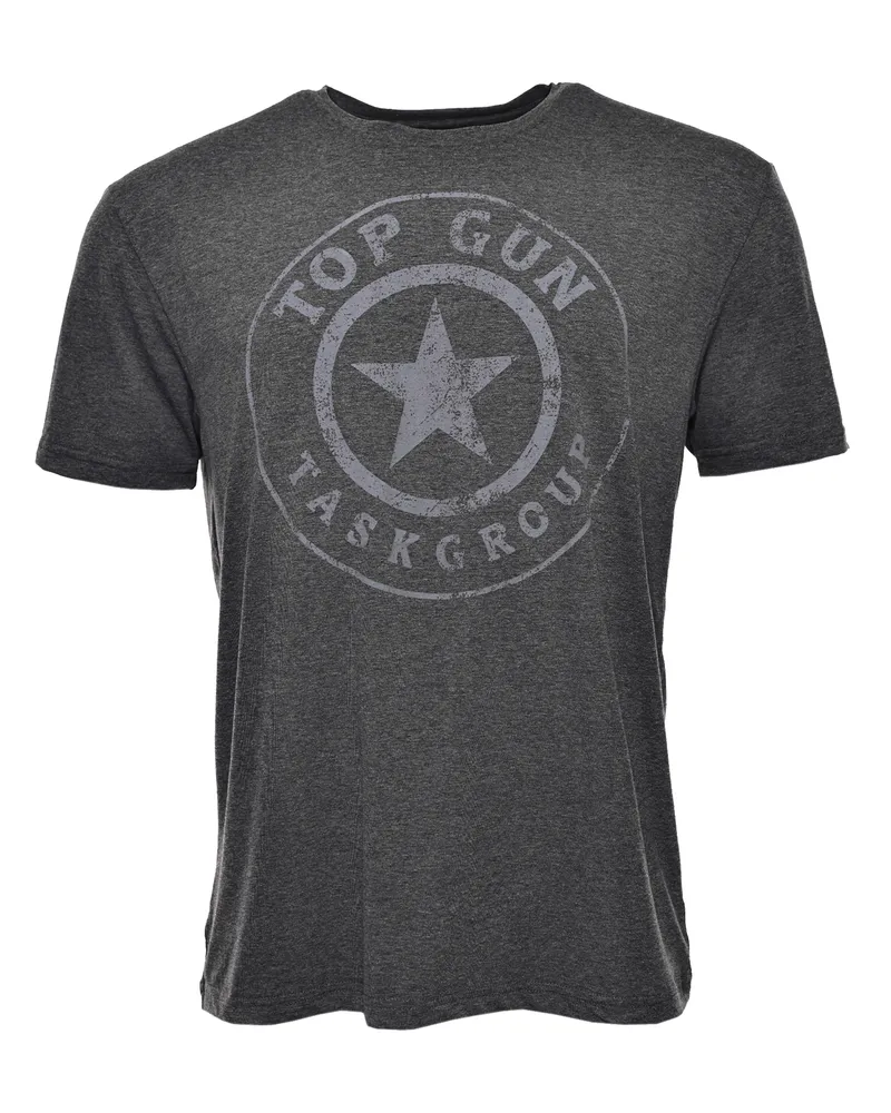 Top Gun T-Shirt TG20212110 Dunkelgrau
