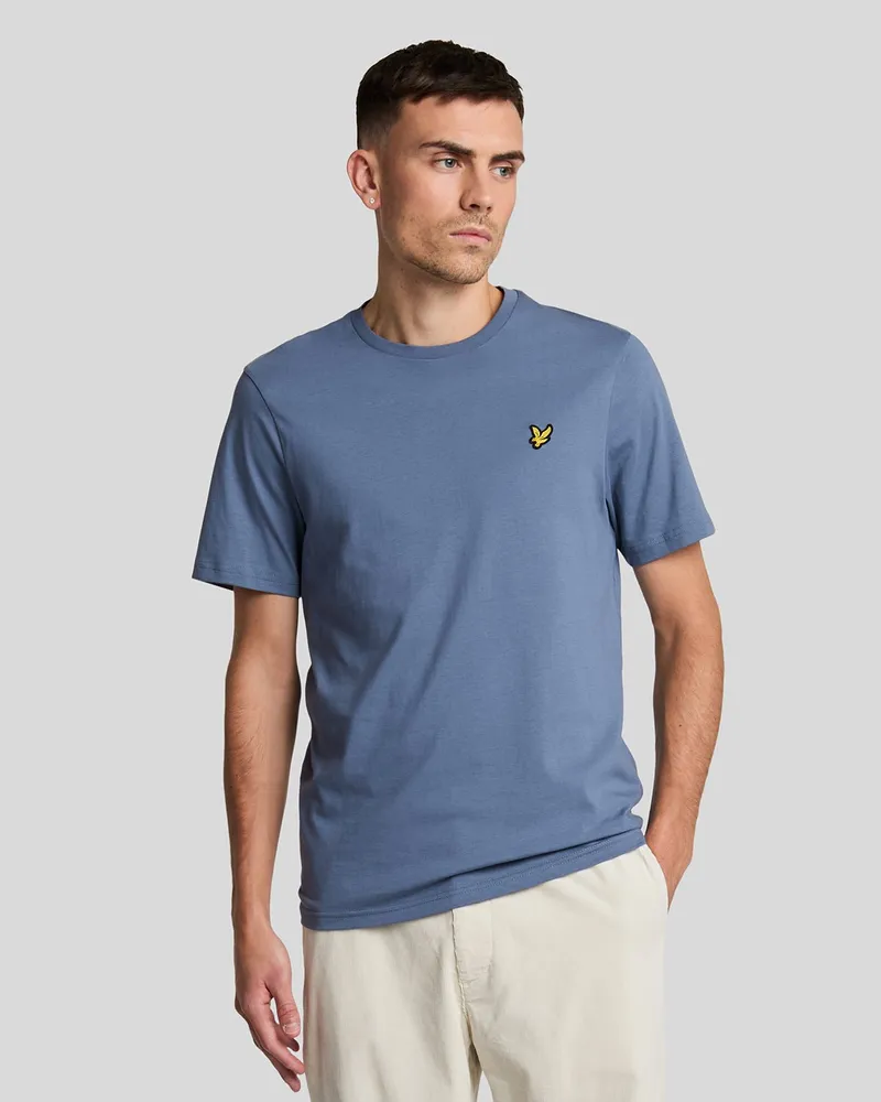Lyle & Scott Schlichtes T-Shirt Blau Blau