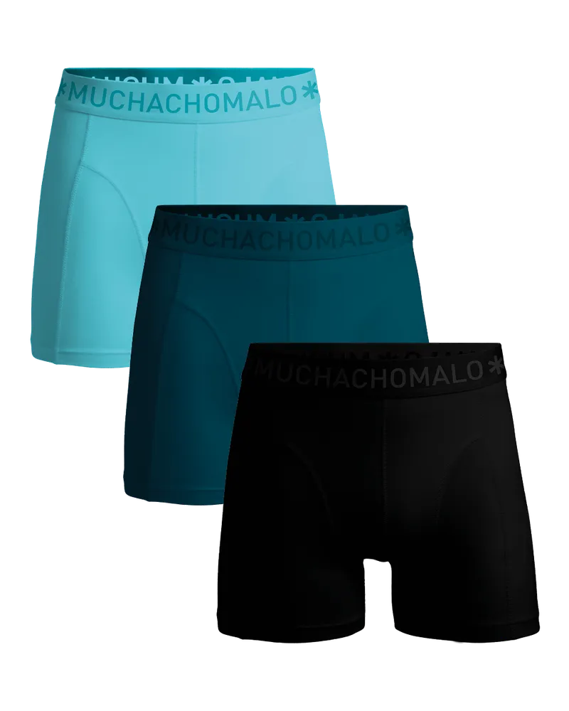 Muchachomalo Herren Boxer Shorts - 3er Pack - Herren Unterwäsche Mehrfarbig