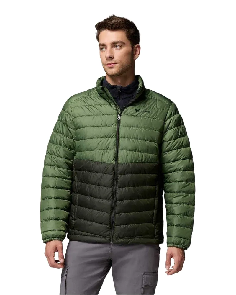 Columbia Sportswear Company Fosters" Steppjacke für Herren, Isoliert, Isoliert (Grün/Schwarz Grün