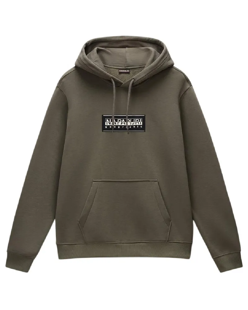 Napapijri Kapuzenpullover für Herren, Baumwolle, lose Passform (Tee Marineblau