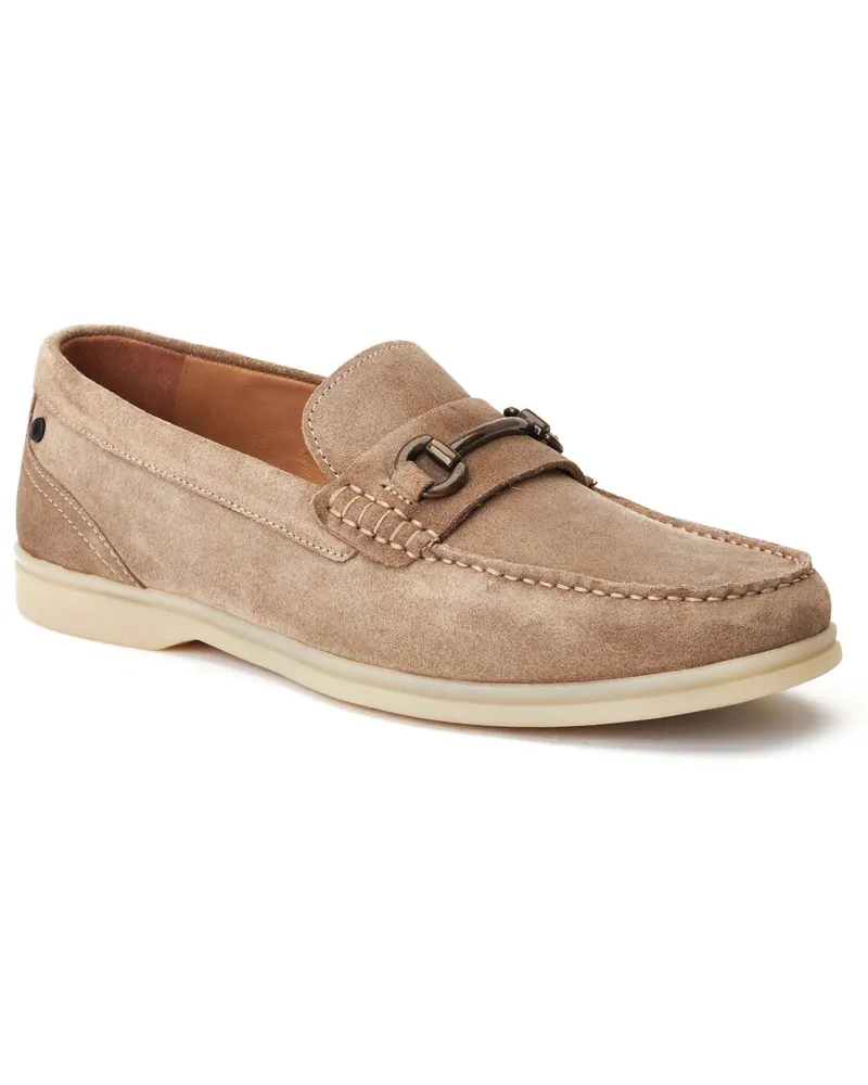 Base London Snapper Leder Herren Sand Loafers Cognac
