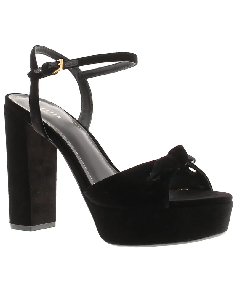 Ted Baker Kayvi Schwarze Plateau-Sandalen für Damen Schwarz
