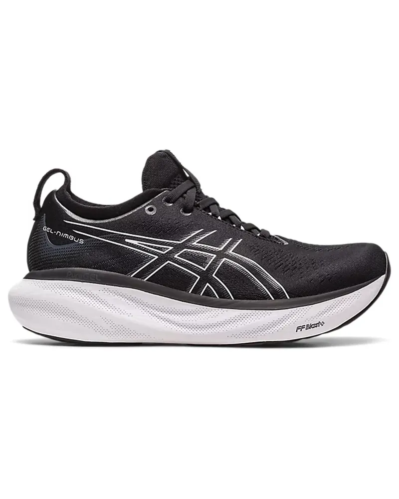 Asics Gel-Nimbus 25 Damen Schwarze Laufschuhe Schwarz