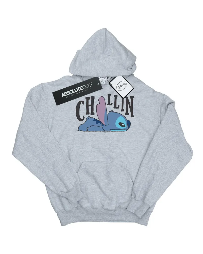 Disney Chillin" Kapuzenpullover für Herren (Grau Hellgrau