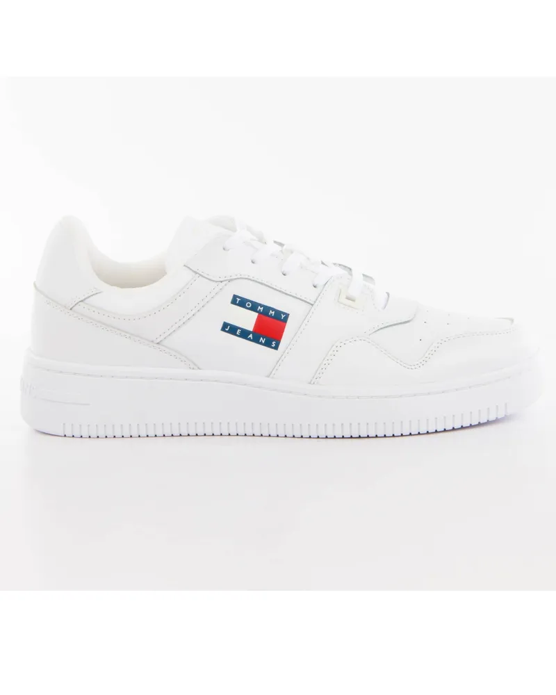Tommy Hilfiger Herren-Sneaker „Flag Weiß
